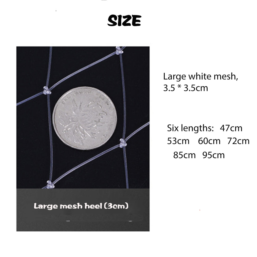 Double Line Braided Mesh Fishing Landing Net