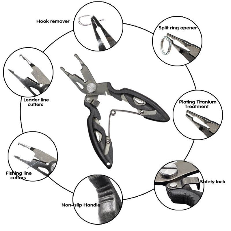 Outdoor Curved Mouth Fishing Plier