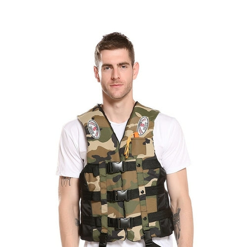Life Vest Camouflage Drifting Life Jacket