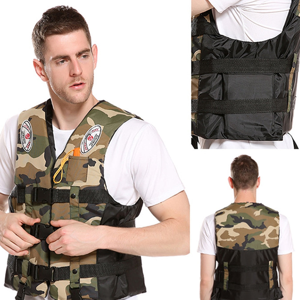 Life Vest Camouflage Drifting Life Jacket