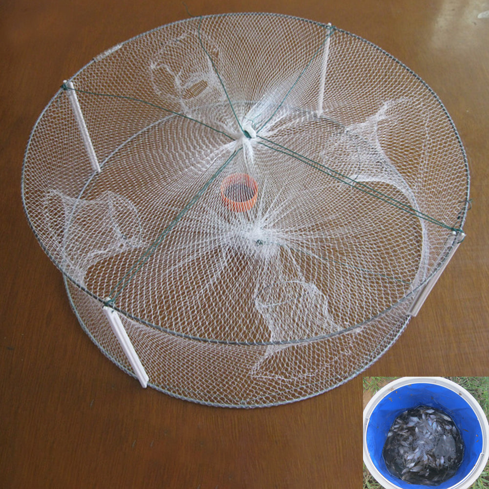 Outdoor Trap Minnow Round Foldable Shrimp