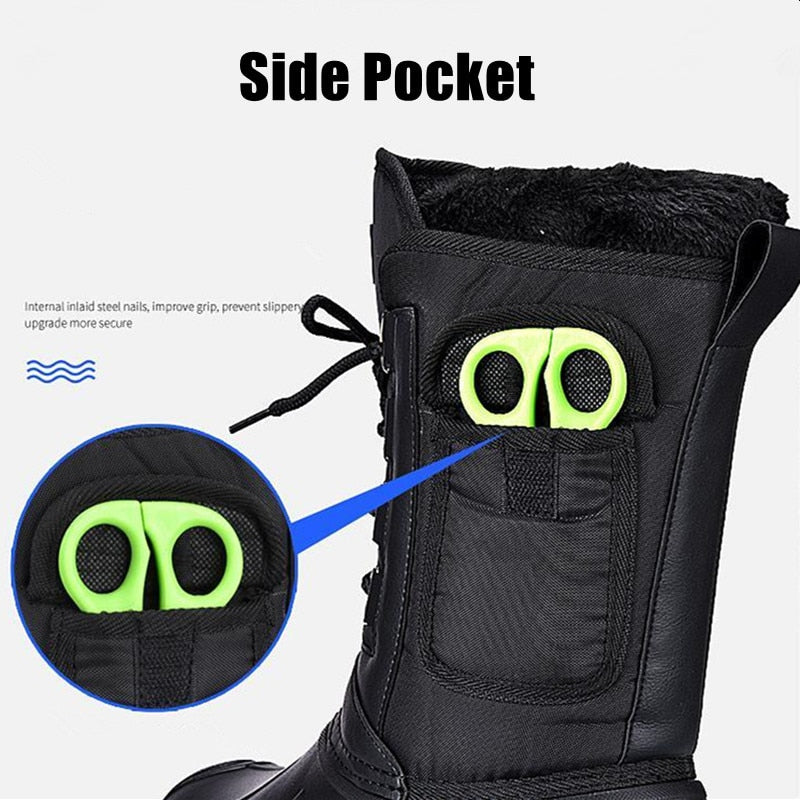 Outdoor Winter Snow Fishing Boots