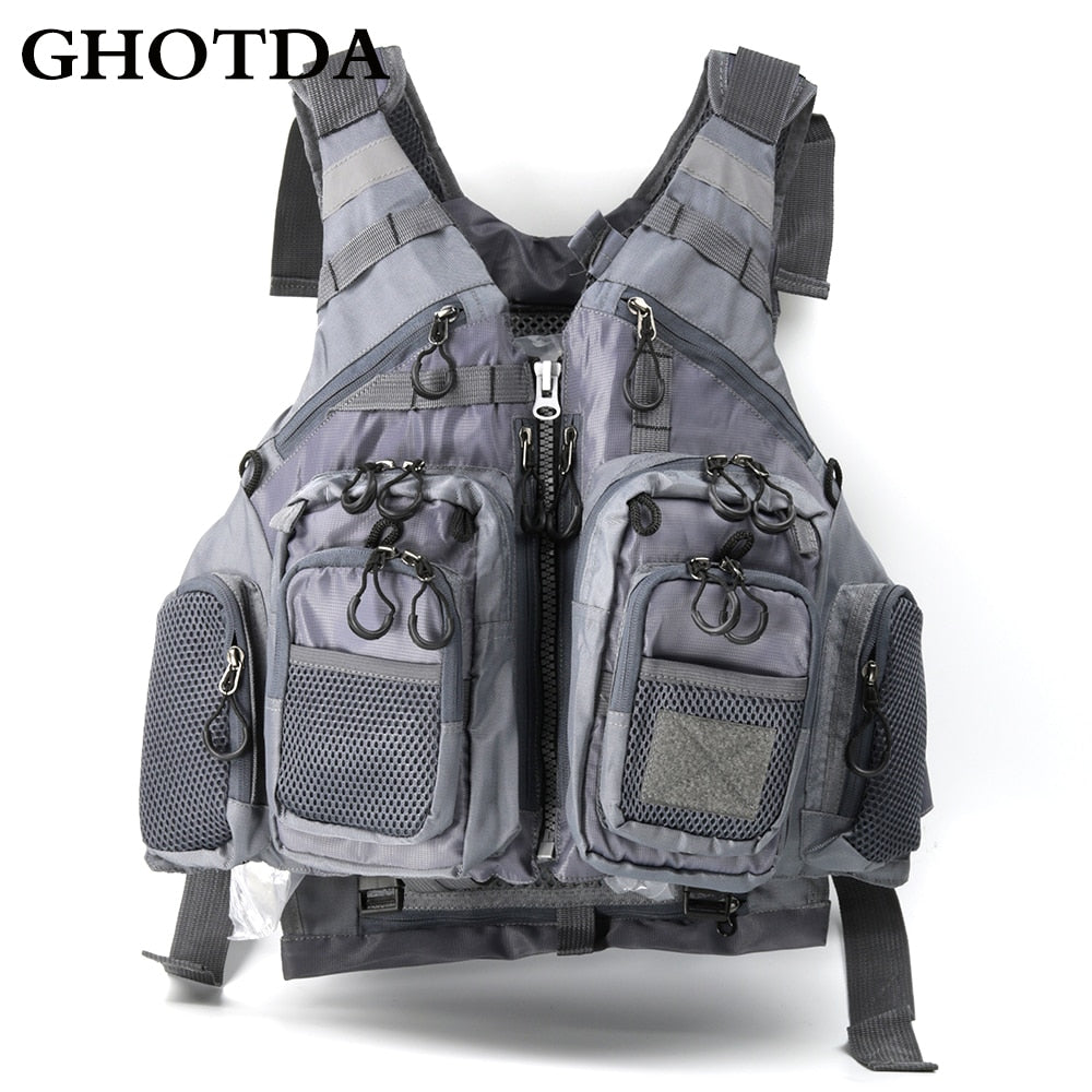 Outdoor Fishing Vest New Fishing Life Jacket