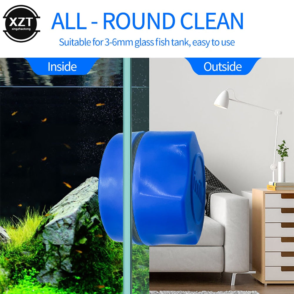 Pet Fish Tank Brush Aquarium Accessories Cleaning Tools Magnetic