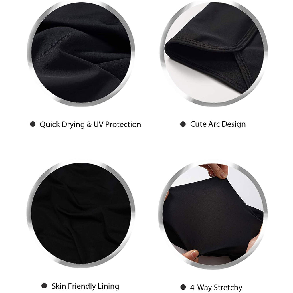 Swim Shorts For Women High Waist Mesh