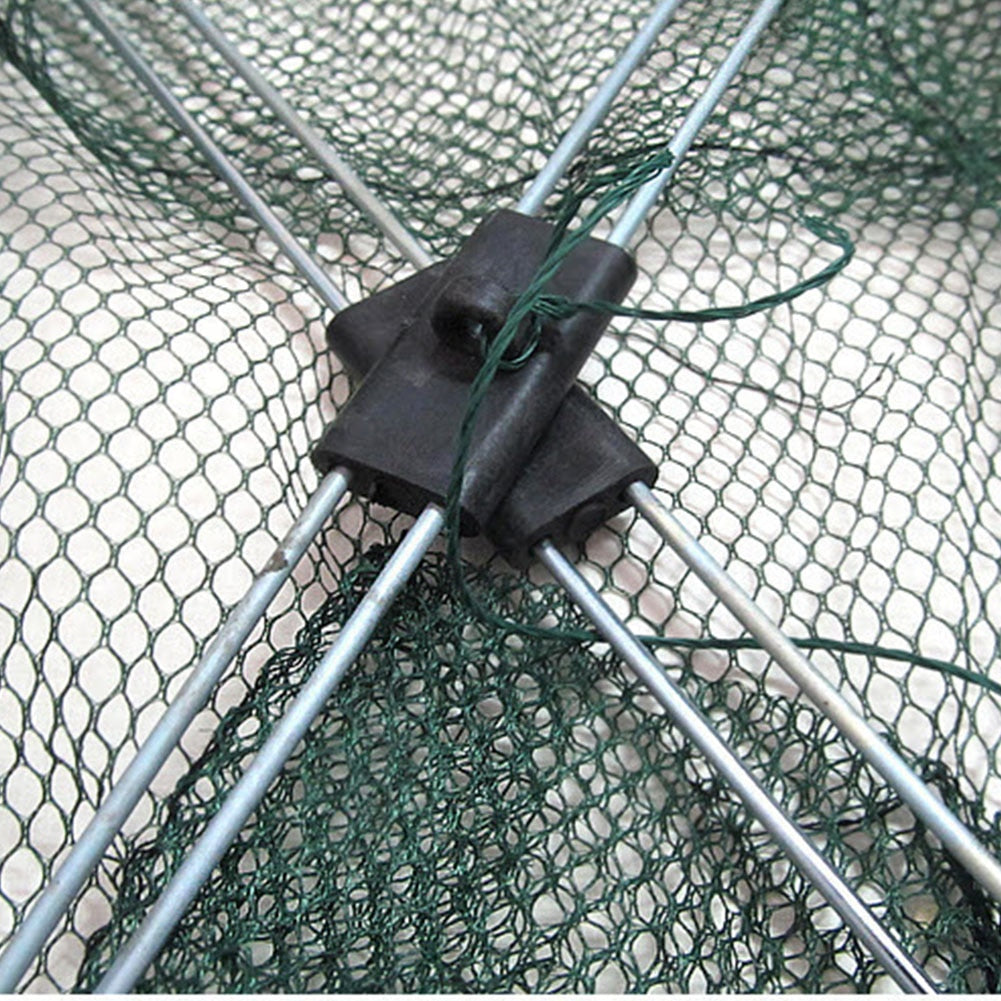 Portable 60*60cm Folding Fishing Net Nylon