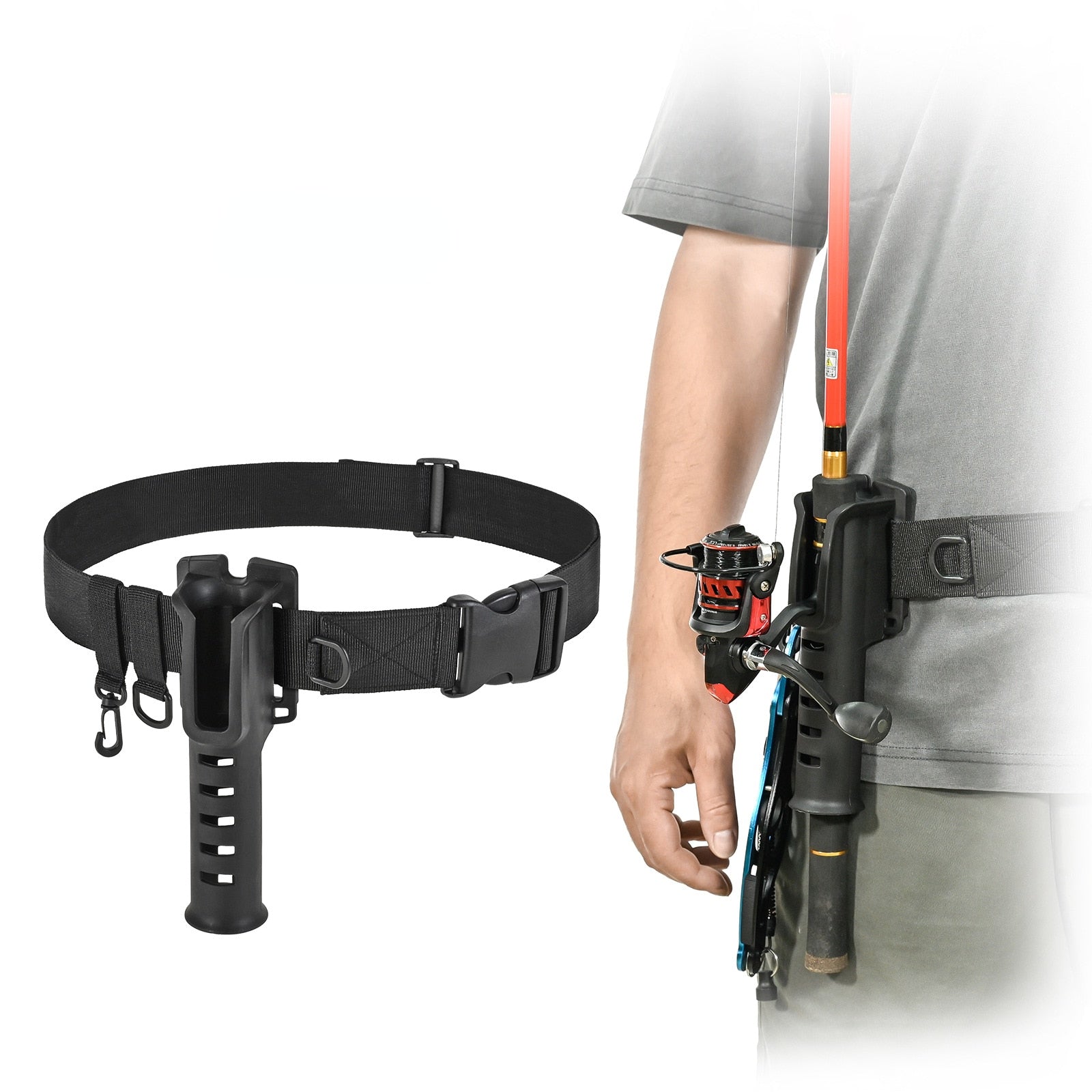 Portable Belt Rod Holder Fishing