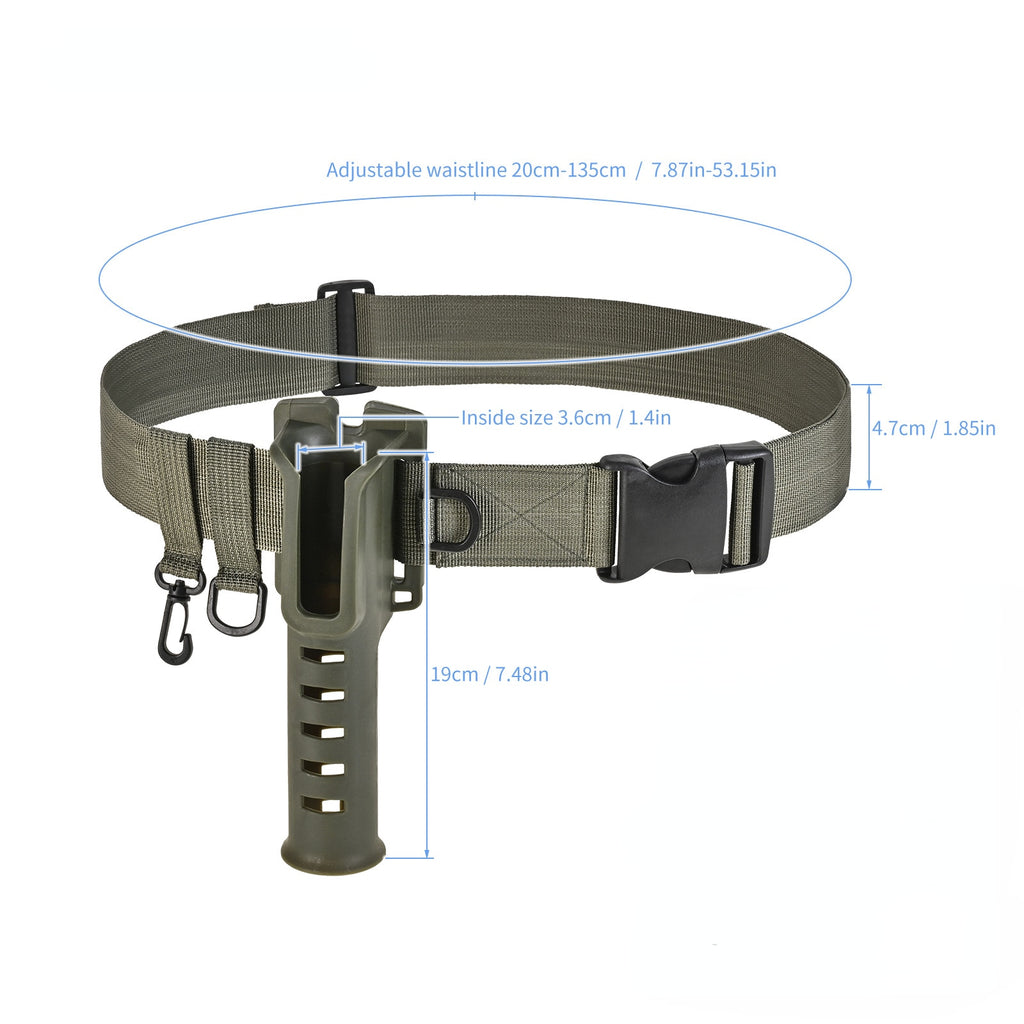 Portable Belt Rod Holder Fishing