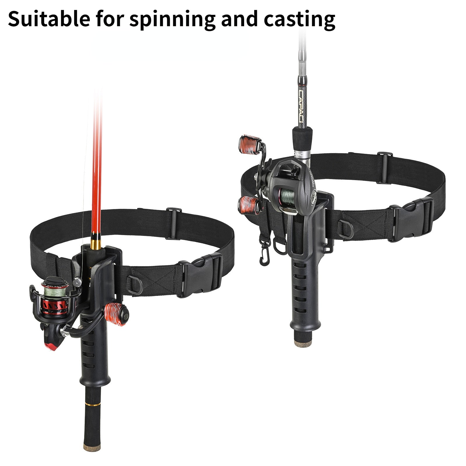 Portable Belt Rod Holder Fishing