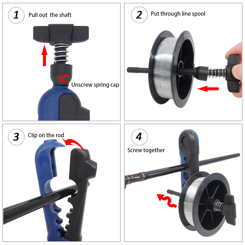 Portable Fishing Line Spooler