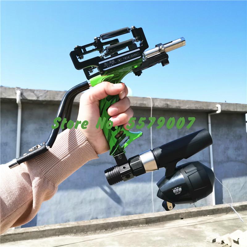 Powerful Laser Hunting Slingshot Rifle With Arrows