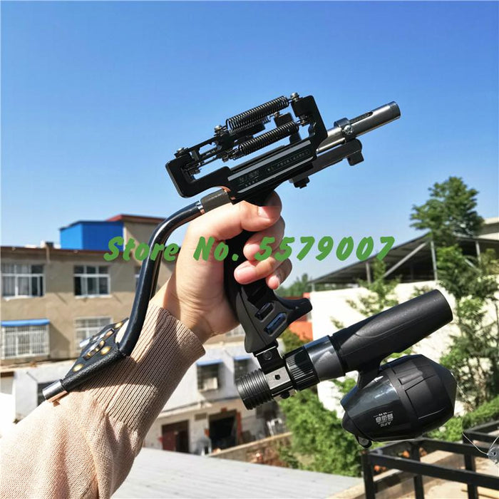 Powerful Laser Hunting Slingshot Rifle With Arrows