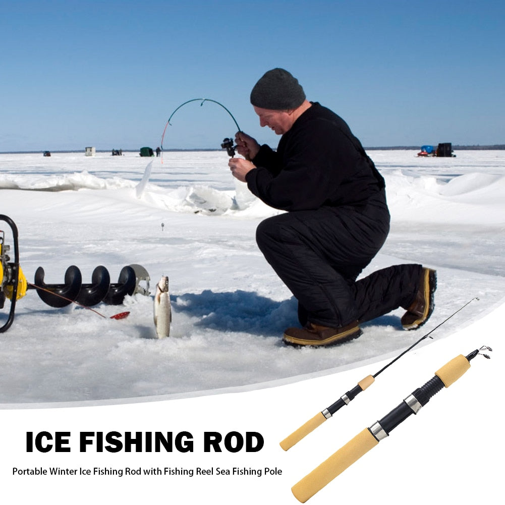 Pro Outdoor Winter Fishing Pole Combo