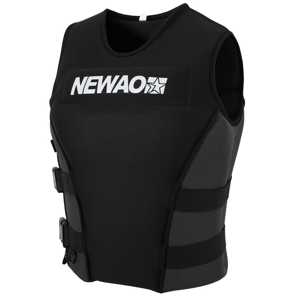 Professional Adults Life Jacket Neoprene Safety Life Vest Rescue