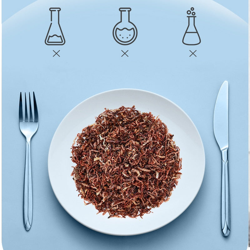 Red Blood Worm Freeze Dried