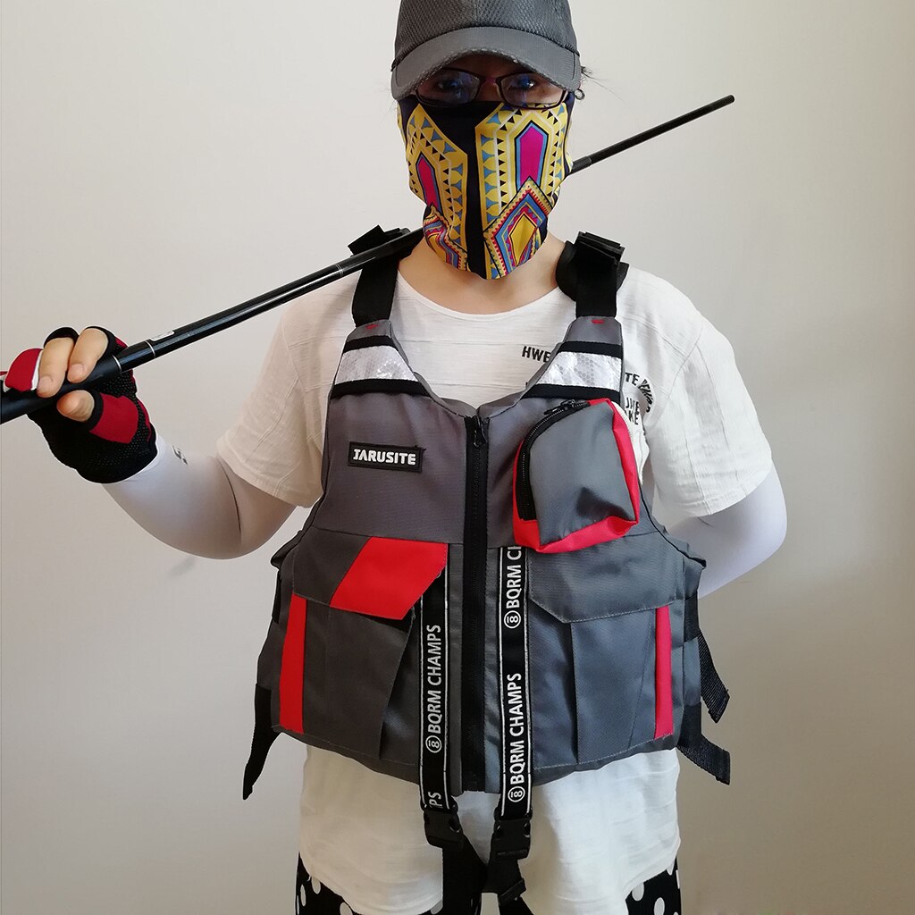 Reflective Life Jacket Fishing Mesh Vest
