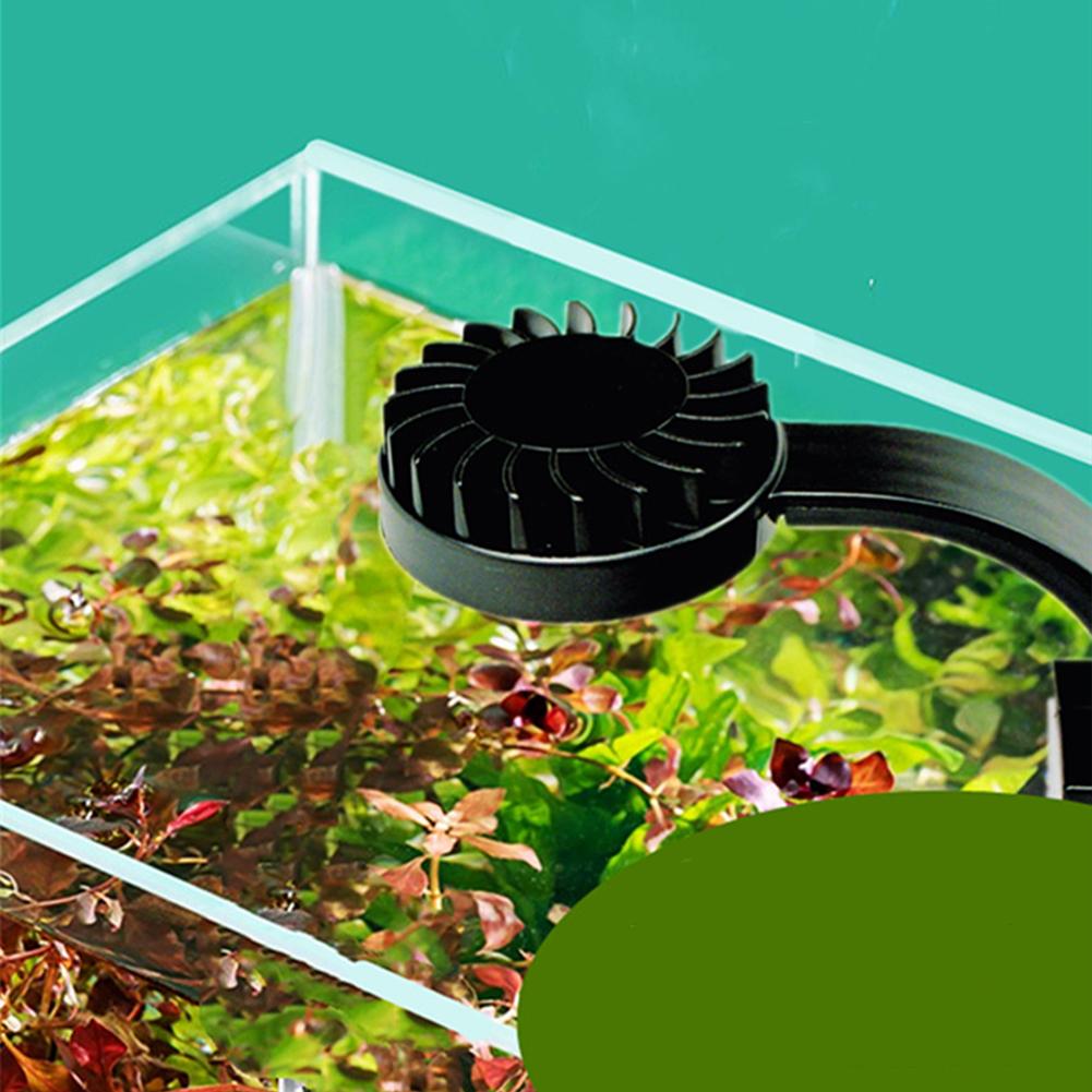 Small Aquarium Fish Bowl Light Led Coral Usb Charging Clip For Plants