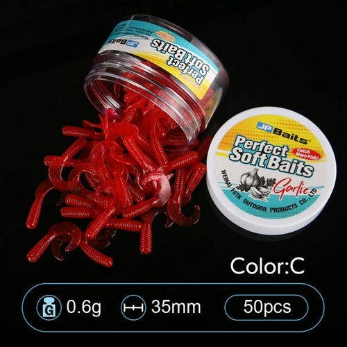 Soft Rubber Tails Worm Baits