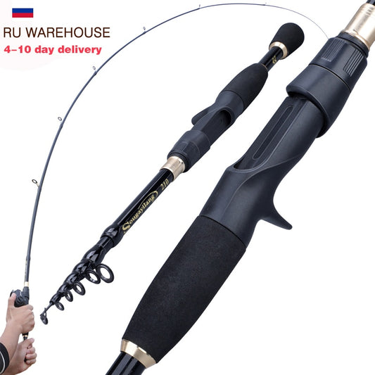 Sougayilang 1.8-2.4m Telescopic Fishing Rods