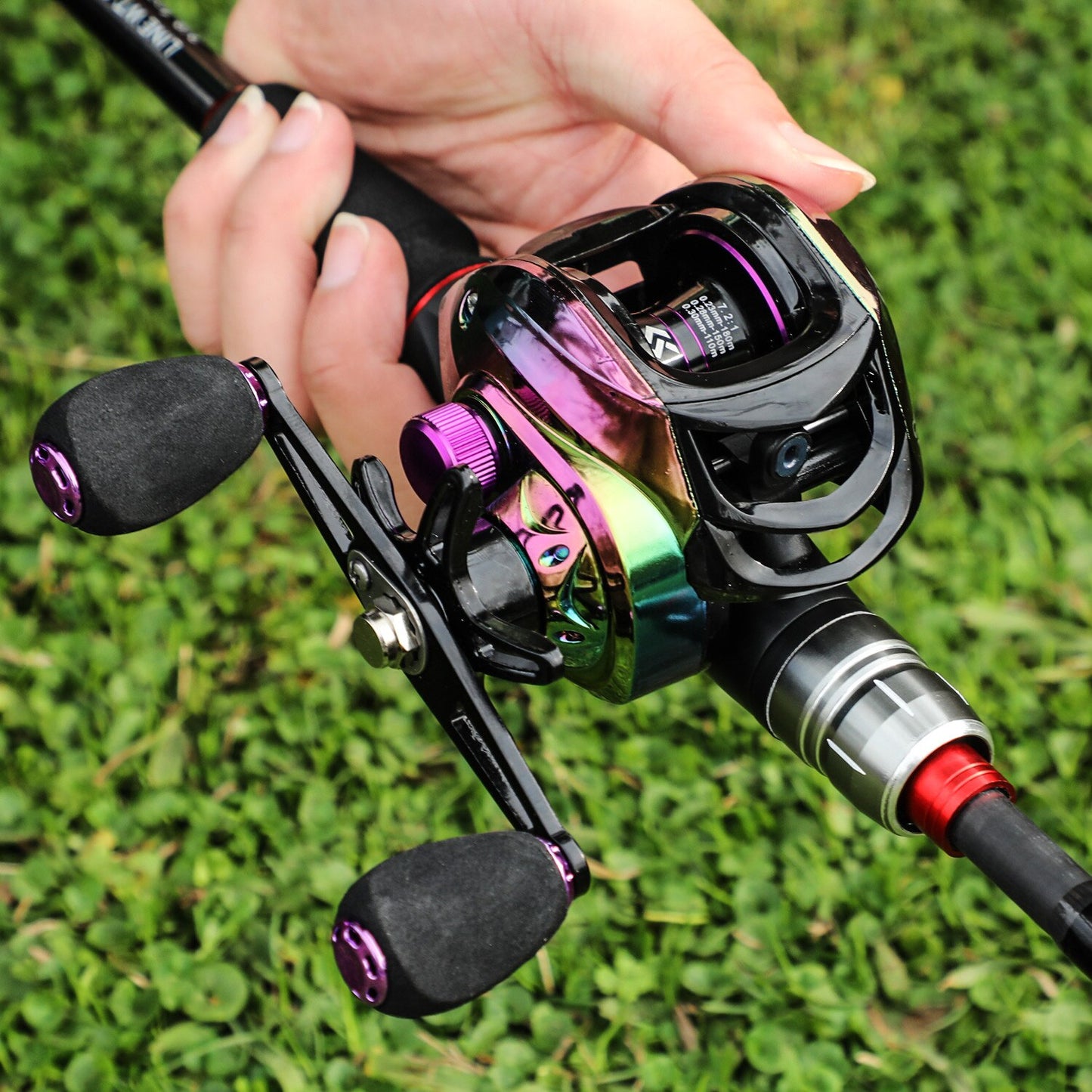 1.8m 2.1m Casting Fishing Rod and Reel Set