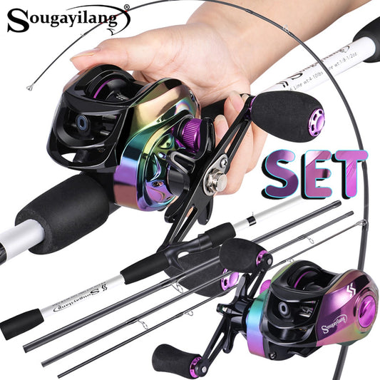 Fishing Set Carbon Telescopic Fishing Rod