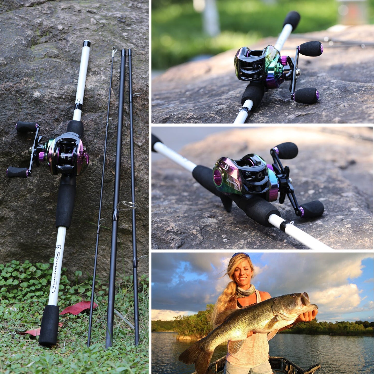 Fishing Set Carbon Telescopic Fishing Rod