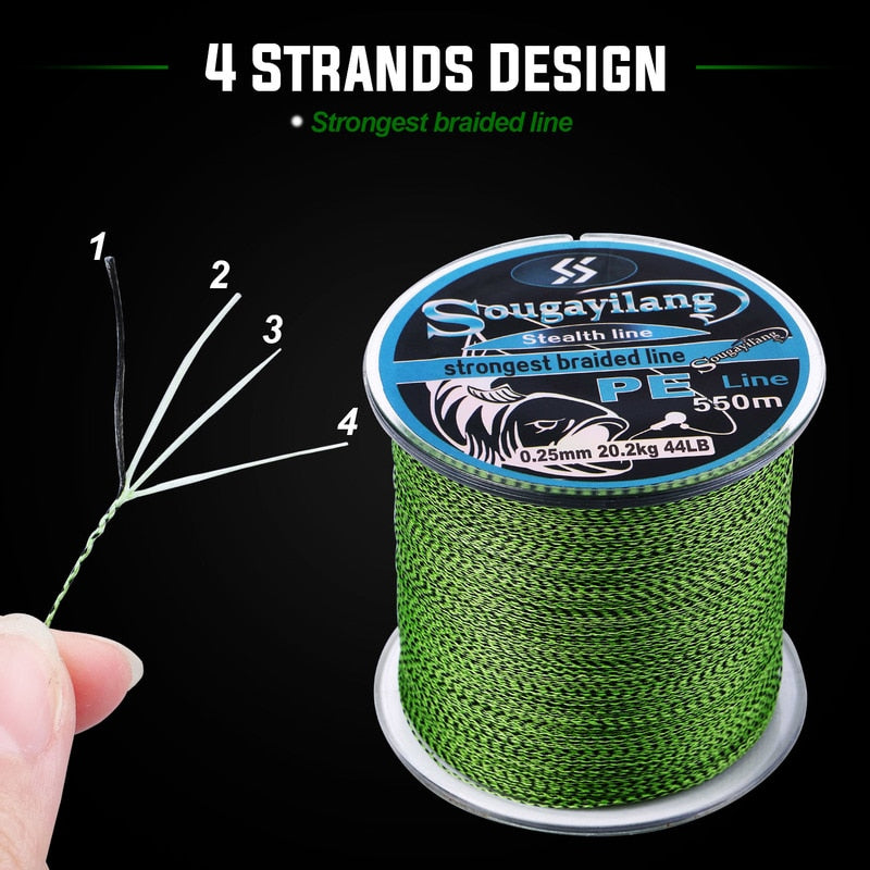 150m 350m Pe Braid Fishing Line