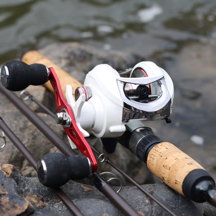 Cork Handle Fishing Rod and Casting Reel Combo