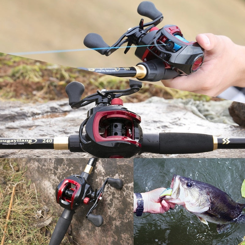 Sougayilang Casting Fishing Rod Combo