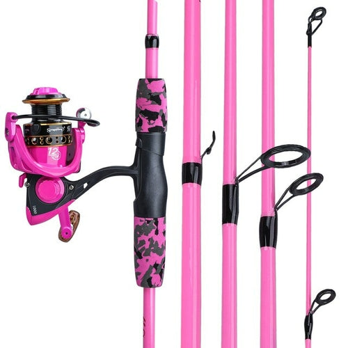 Sougayilang Portable 5 Sections Fishing Rod