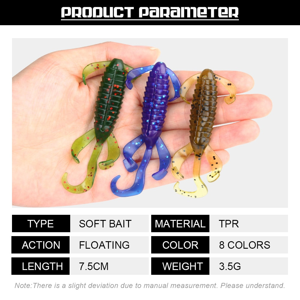 Spinpoler Floating Bait Soft Plastic