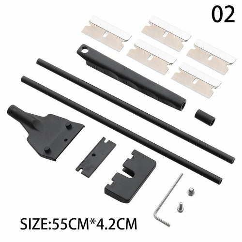 Stainless Steel Aquarium Fish Tank Algae Scraper Clean Brush Blade