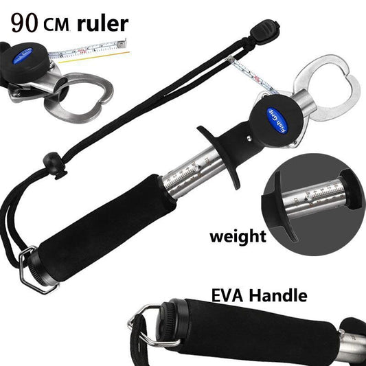 Stainless Steel Fishing Gripper With Weighing And Ruler