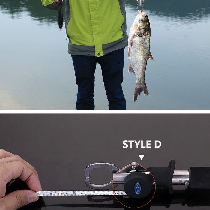 Stainless Steel Fishing Gripper With Weighing And Ruler