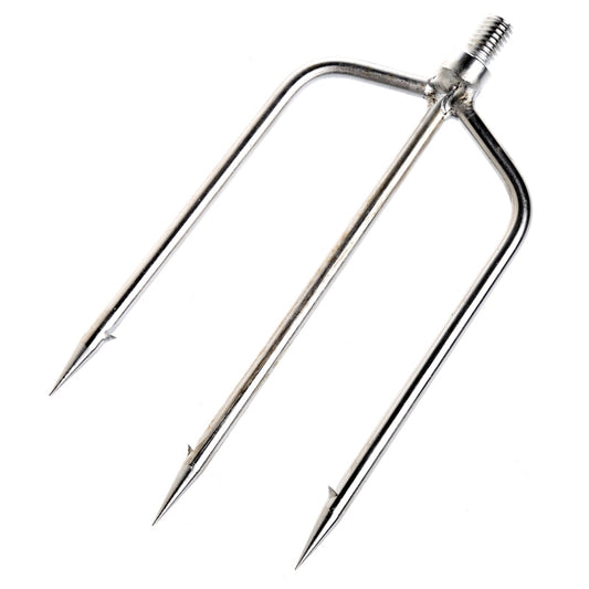 Stainless Steel Prong Harpoon Fish Fork Fishing Ice Breaker