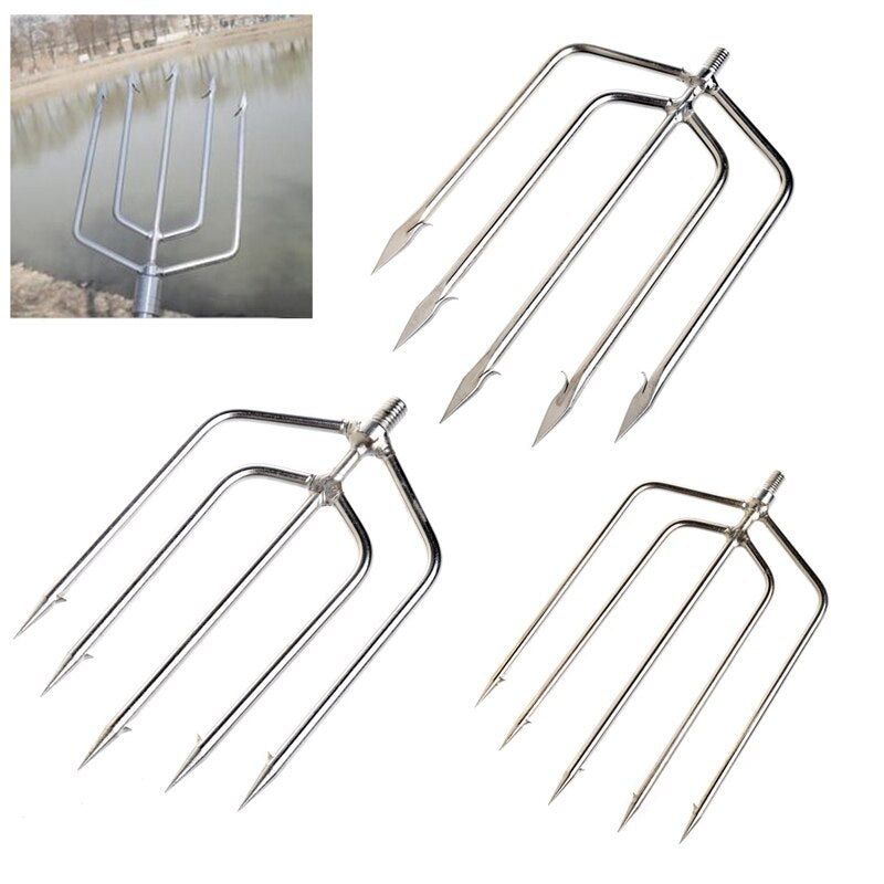 Stainless Steel Prong Harpoon Fish Fork