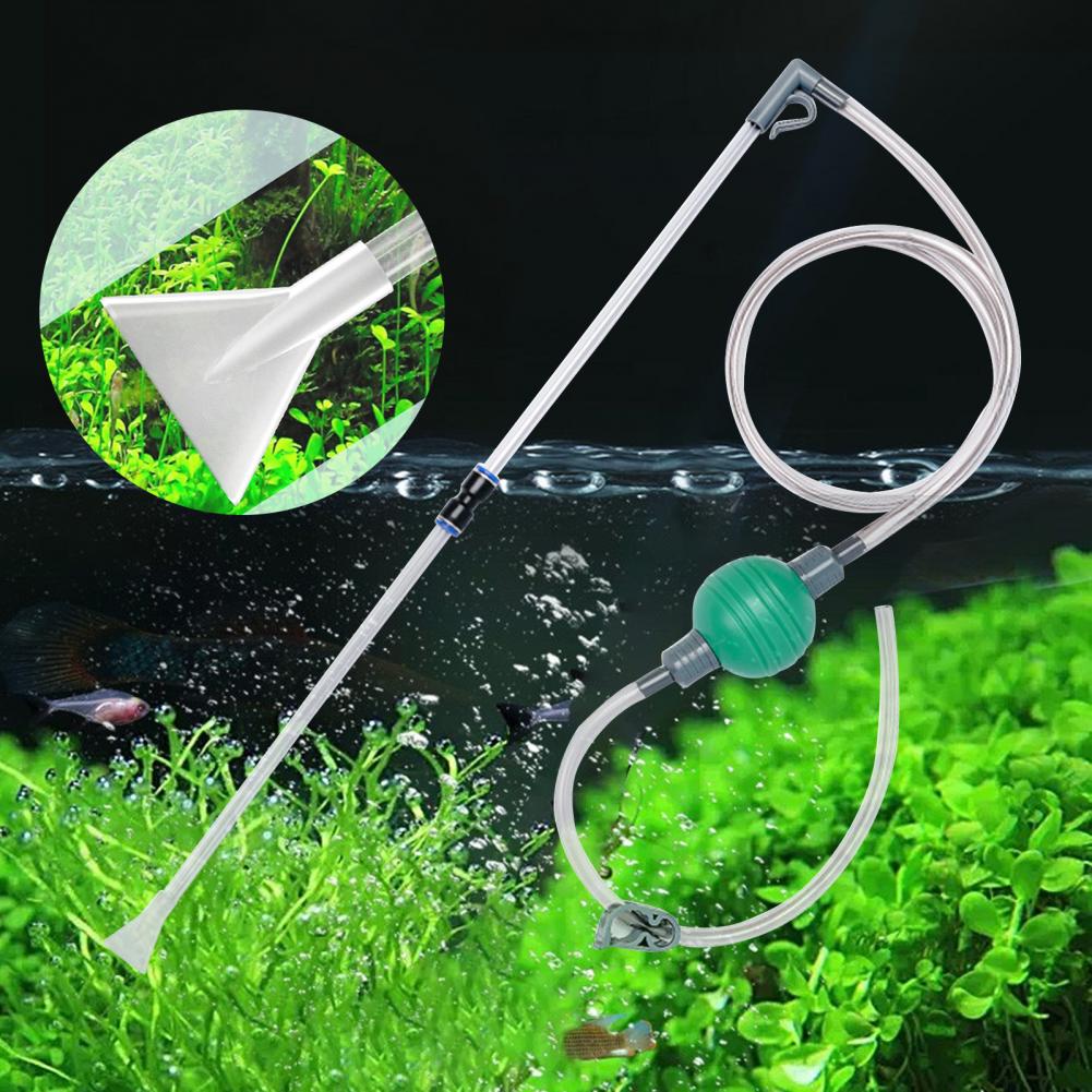 Sturdy Aquarium Gravel Cleaner  with Filter Manual Aquarium Water