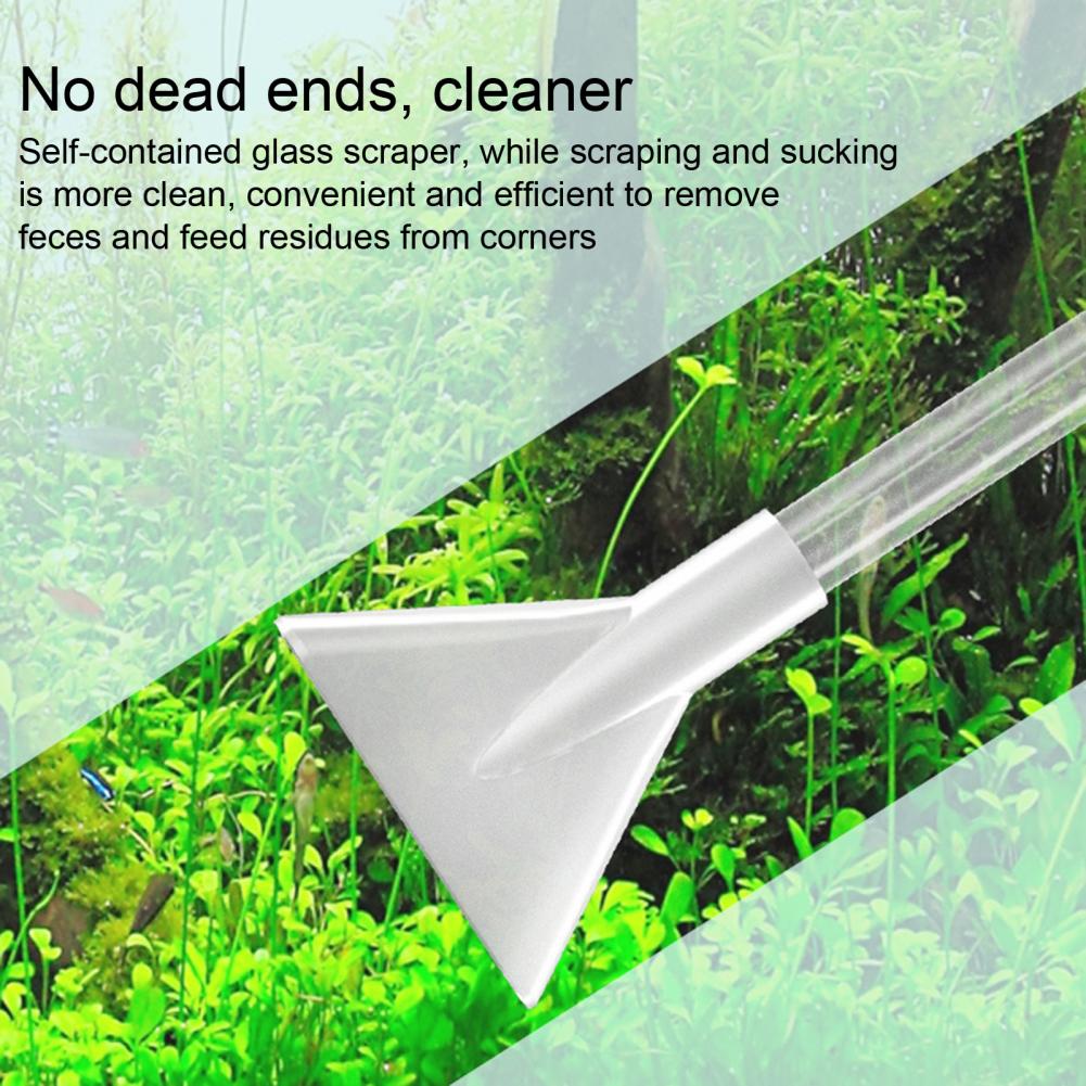 Sturdy Aquarium Gravel Cleaner  with Filter Manual Aquarium Water