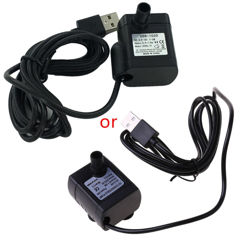 Submersible Water Pump Mini Size Quiet Aquarium Pumps with Adjustable