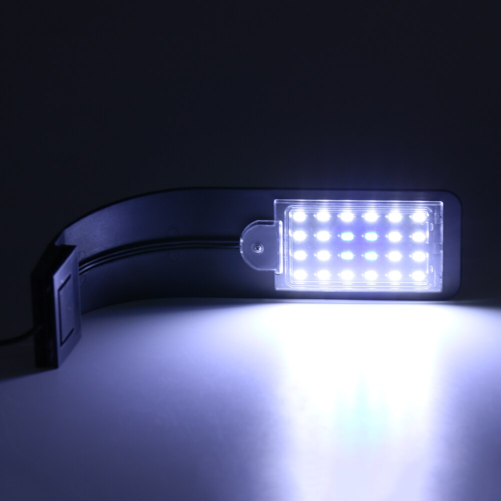 Super Slim 10W LED Waterproof Aquarium Light Fish Tank Plant Grow Clip