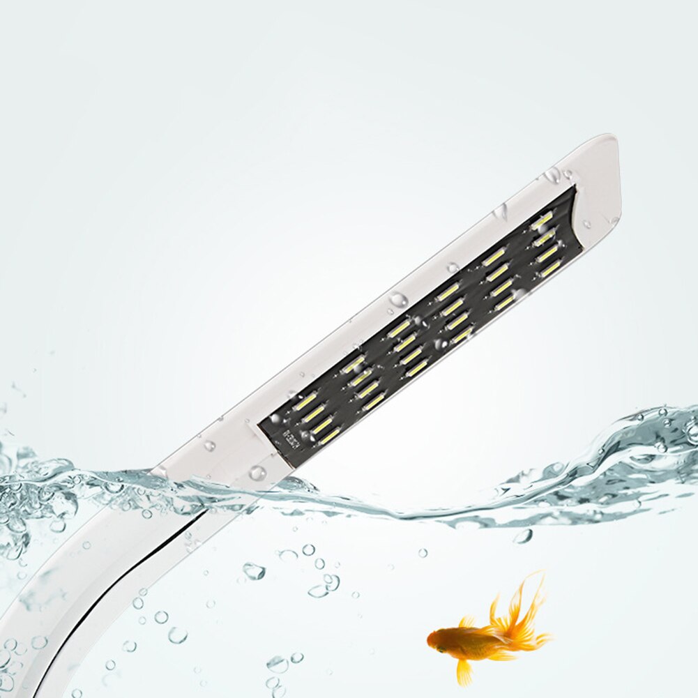 Super Slim 10W LED Waterproof Aquarium Light Fish Tank Plant Grow Clip