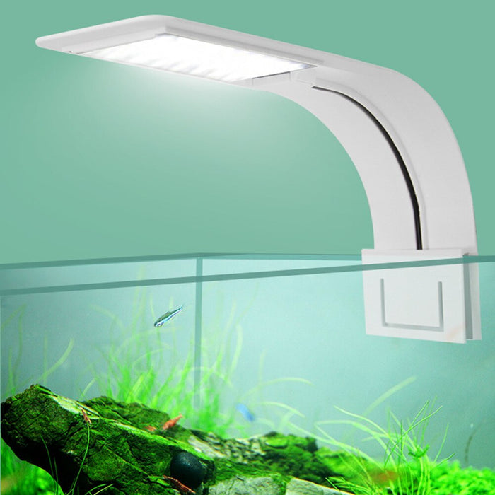 Super Slim 10W LED Waterproof Aquarium Light Fish Tank Plant Grow Clip