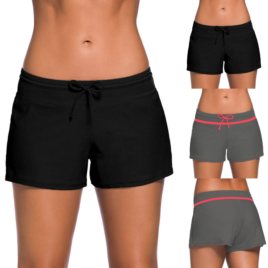 Women Tankini High Waist Bikini Swimming Bottom