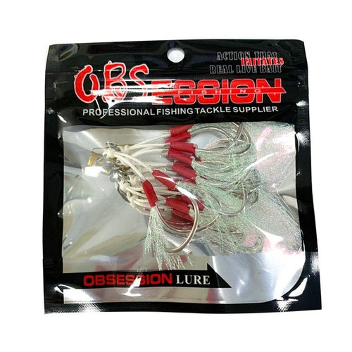 TEASER 10pcs/lot Professional Jigging Twin