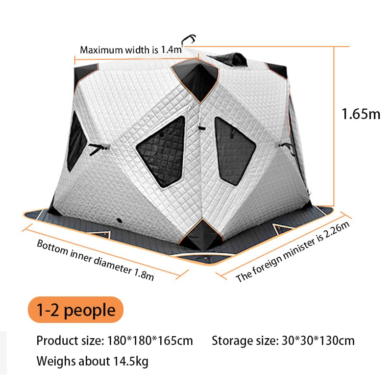 4 Layer Thick Cotton Winter Fishing Tent