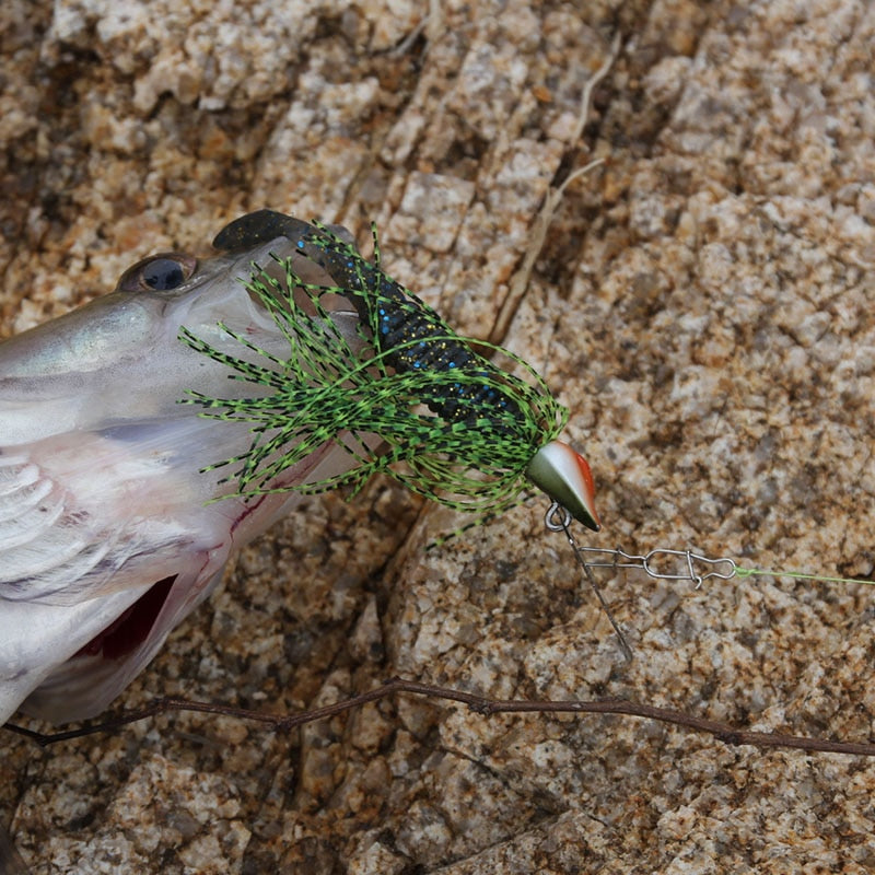 TSURINOYA 11g 14g Spinner Bait Fishing Lure SWIM JIG Buzzbait Chatter