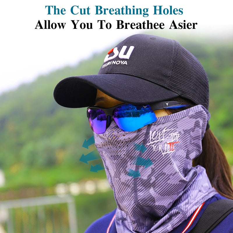 Head Neck Arm Sun Protection Fishing Mask