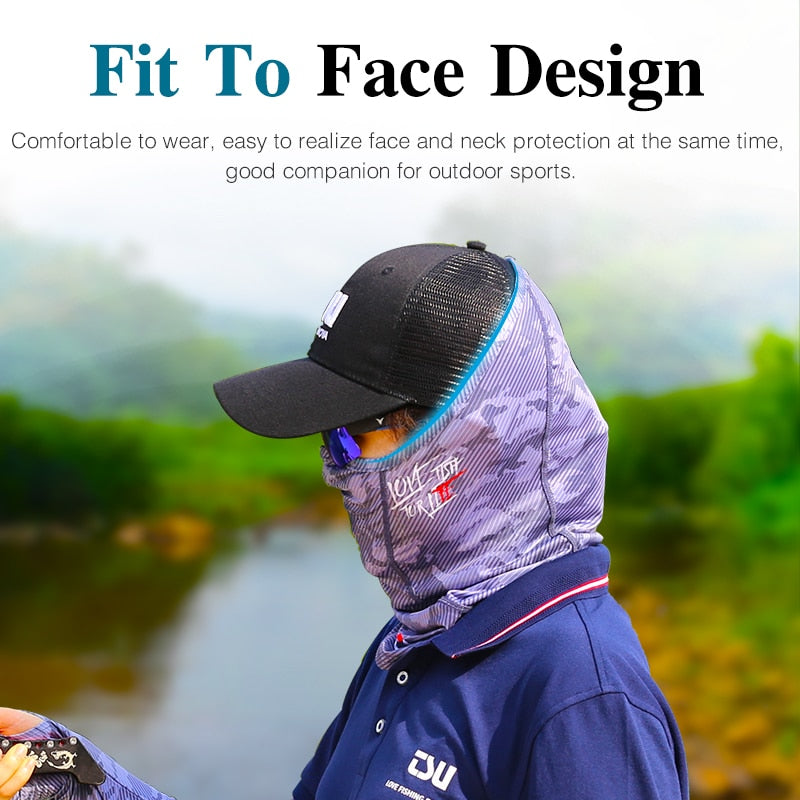 Head Neck Arm Sun Protection Fishing Mask