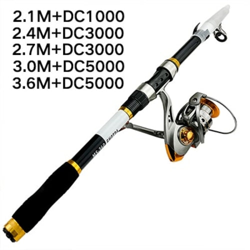 Telescopic Fishing Rod And Fishing Reel