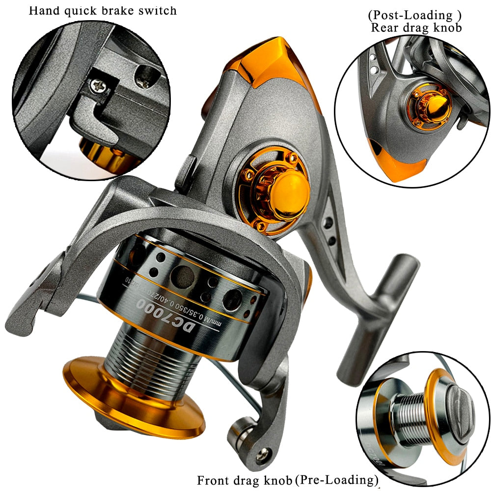 Telescopic Fishing Rod And Fishing Reel